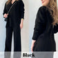 🎁 V-Neck Slit Knitted Two-Piece Set - Perfect Gift for All Occasions