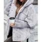 🔥🧥 Women’s Oversized Hooded Patchwork Puffer Coat - Warm Winter Must-Have