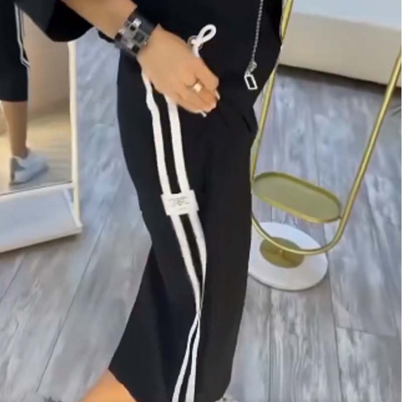 🧥👗 Women's Stand Collar Jacket & Dress Set - Elegant Everyday Versatile Outfi