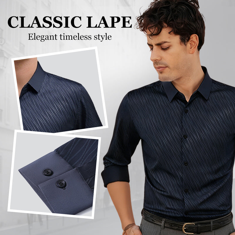 Men's Casual Long-Sleeve Shirt: No Stiff Vibes, Breathable Cotton for Work & Weekends