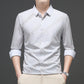 Men's Casual Long-Sleeve Shirt: No Stiff Vibes, Breathable Cotton for Work & Weekends