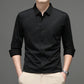 Men's Casual Long-Sleeve Shirt: No Stiff Vibes, Breathable Cotton for Work & Weekends