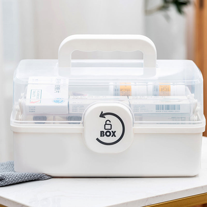 Household Medicine Organizer 📦! Multi-Tier & Large Capacity, Easy to Grab & No Mess