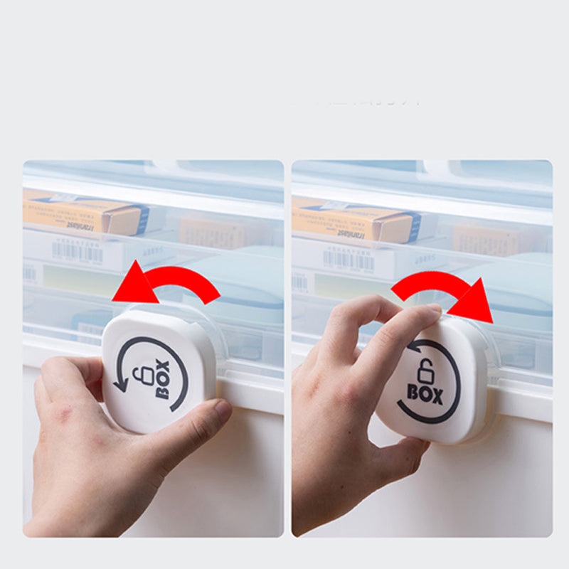 Household Medicine Organizer 📦! Multi-Tier & Large Capacity, Easy to Grab & No Mess