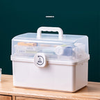 Household Medicine Organizer 📦! Multi-Tier & Large Capacity, Easy to Grab & No Mess