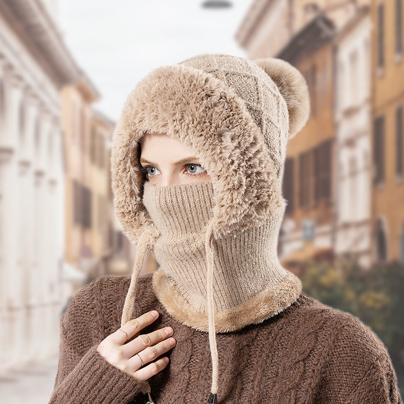 ❄️! Women’s 3-in-1 Winter Balaclava – Windproof, Versatile for Ski/Cycle