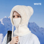 ❄️! Women’s 3-in-1 Winter Balaclava – Windproof, Versatile for Ski/Cycle