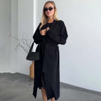 👗Women’s Sleeveless Midi Dress & Matching Longline Set✨