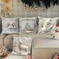 🎄 Elegant Christmas Decorative Cushion 4-Piece Set – Enhance Your Festive Home Atmosphere!