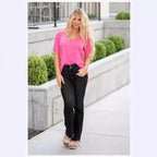 Flattering Women’s High Waist Casual Jeans – Pockets + Slimming Silhouette