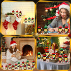 ❄️Christmas Decoration Mini Snowman Lantern with Hats and Scarves