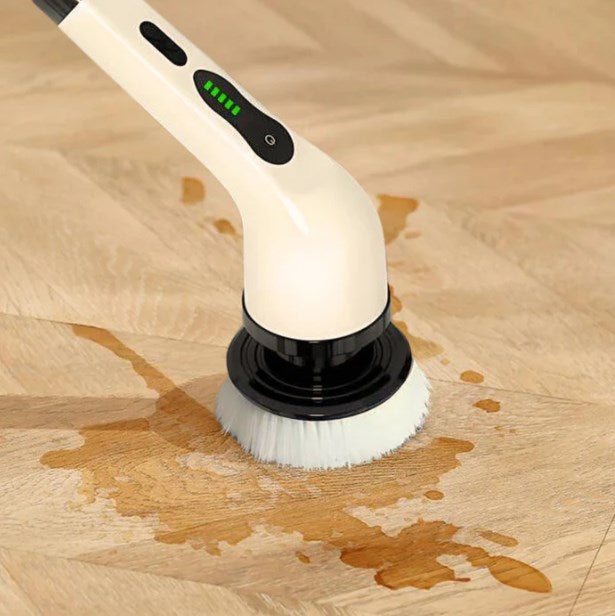 ✨ Precision Cleaning! 9-IN-1 Electric Brush – Small Heads for Tiles/Grooves/Windows, Deep Clean Every Corner!