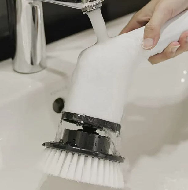 ✨ Precision Cleaning! 9-IN-1 Electric Brush – Small Heads for Tiles/Grooves/Windows, Deep Clean Every Corner!