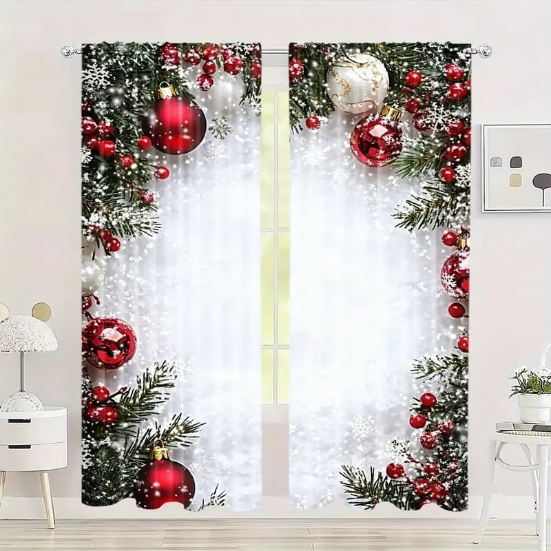 🎅 Christmas Sale 50% OFF🎄 Christmas Style Curtains🏡