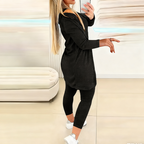 Women's Chic Casual 3-Piece Set – Soft Knit Top + High-Waist Skirt + Vest, Slim-Fit for Date Nights & Coffee Runs