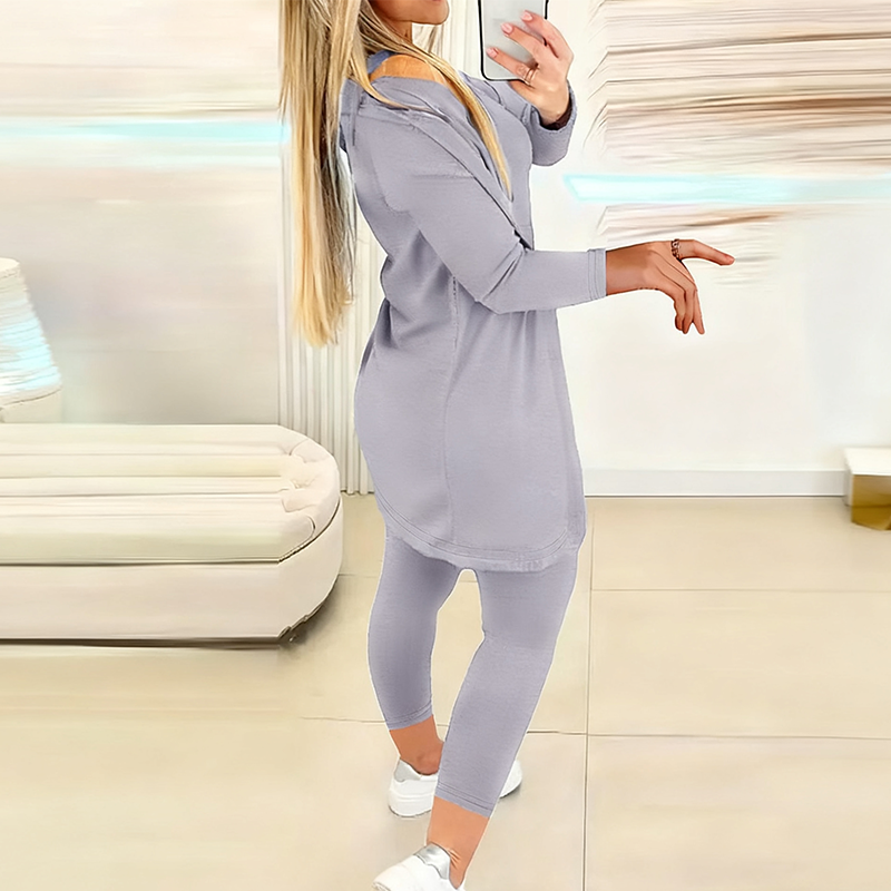 Women's Chic Casual 3-Piece Set – Soft Knit Top + High-Waist Skirt + Vest, Slim-Fit for Date Nights & Coffee Runs