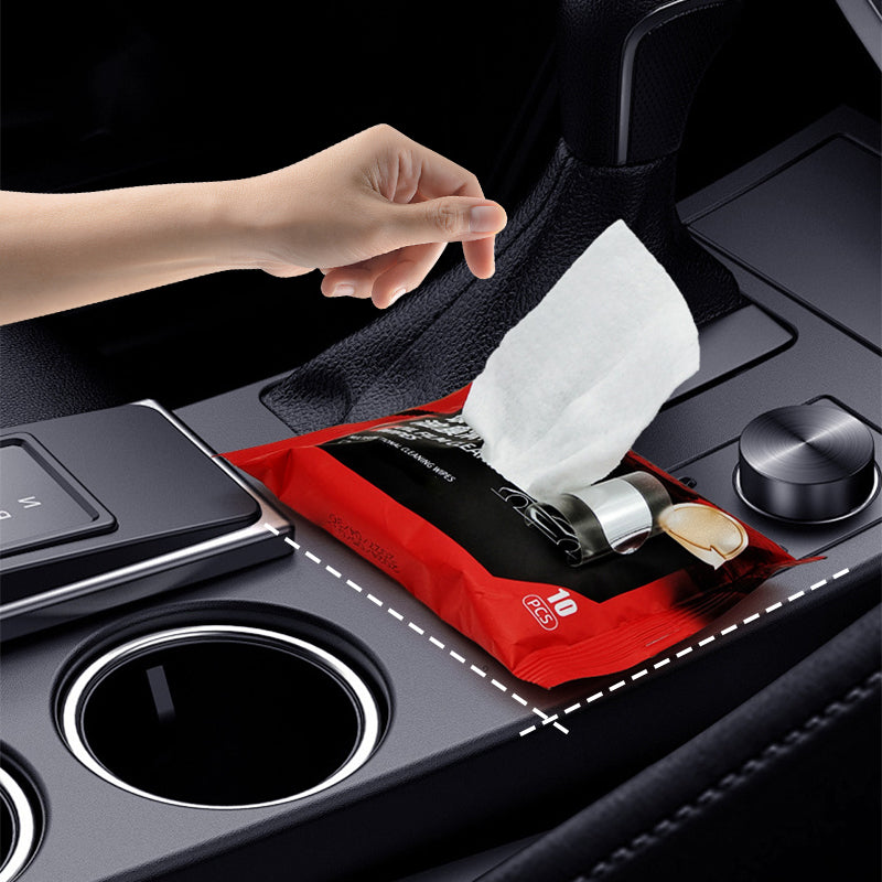 Portable Car Glass Degreasing Wipes – Waterless, Streak-Free, Dashboard/Window All-Use