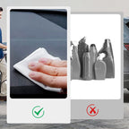 Portable Car Glass Degreasing Wipes – Waterless, Streak-Free, Dashboard/Window All-Use