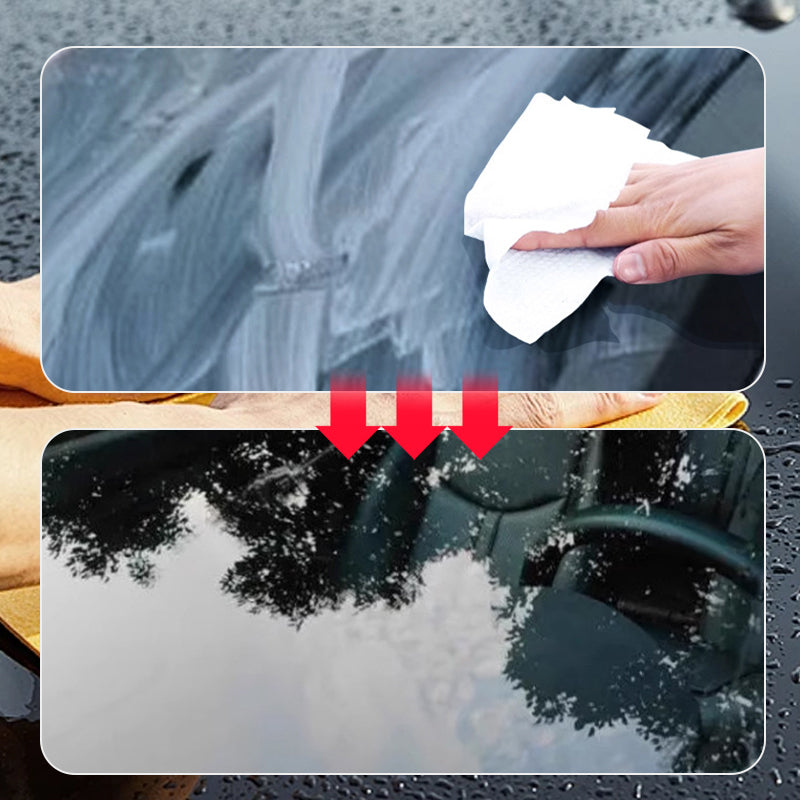 Portable Car Glass Degreasing Wipes – Waterless, Streak-Free, Dashboard/Window All-Use