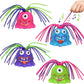 Portable Hair Pulling Monster Toy – Reusable Anti-Anxiety Stress Relief Toy, Cute Plush for Daily Relax (Office/Commute)