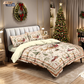 ⏳Limited-time 50% off⏰Festive Christmas 3-Piece Duvet Cover Set🛏️❤️
