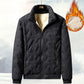 Men's Quilted Winter Jacket – Faux Fleece Lined, -30℃ Thermal Warmth, Windproof for Outdoor/Snow