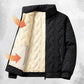 Men's Quilted Winter Jacket – Faux Fleece Lined, -30℃ Thermal Warmth, Windproof for Outdoor/Snow