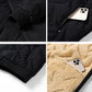 Men's Quilted Winter Jacket – Faux Fleece Lined, -30℃ Thermal Warmth, Windproof for Outdoor/Snow