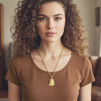 Enamel Jesus Head Pendant Necklace – Colorful Retro Style, Christian Jewelry for Teens/Adults, Confirmation Gift