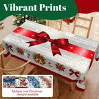 🎁🌟 Christmas Printed Tablecloth – Stylish Patterns + Premium Fabric, Ideal Gift for Home Decor Lovers!