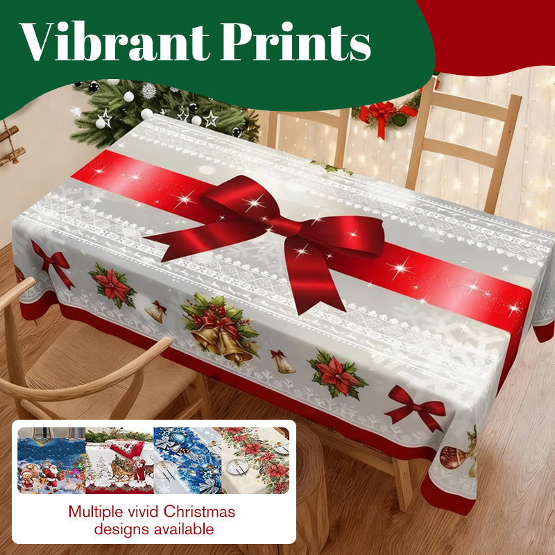 🎁🌟 Christmas Printed Tablecloth – Stylish Patterns + Premium Fabric, Ideal Gift for Home Decor Lovers!