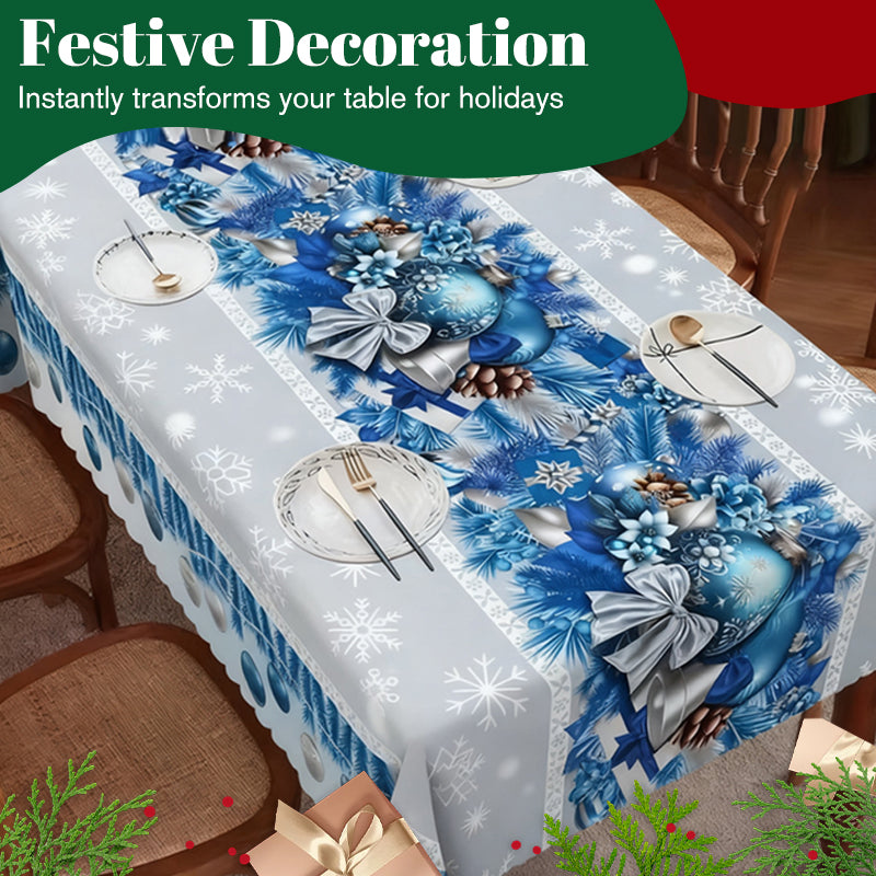 🎁🌟 Christmas Printed Tablecloth – Stylish Patterns + Premium Fabric, Ideal Gift for Home Decor Lovers!