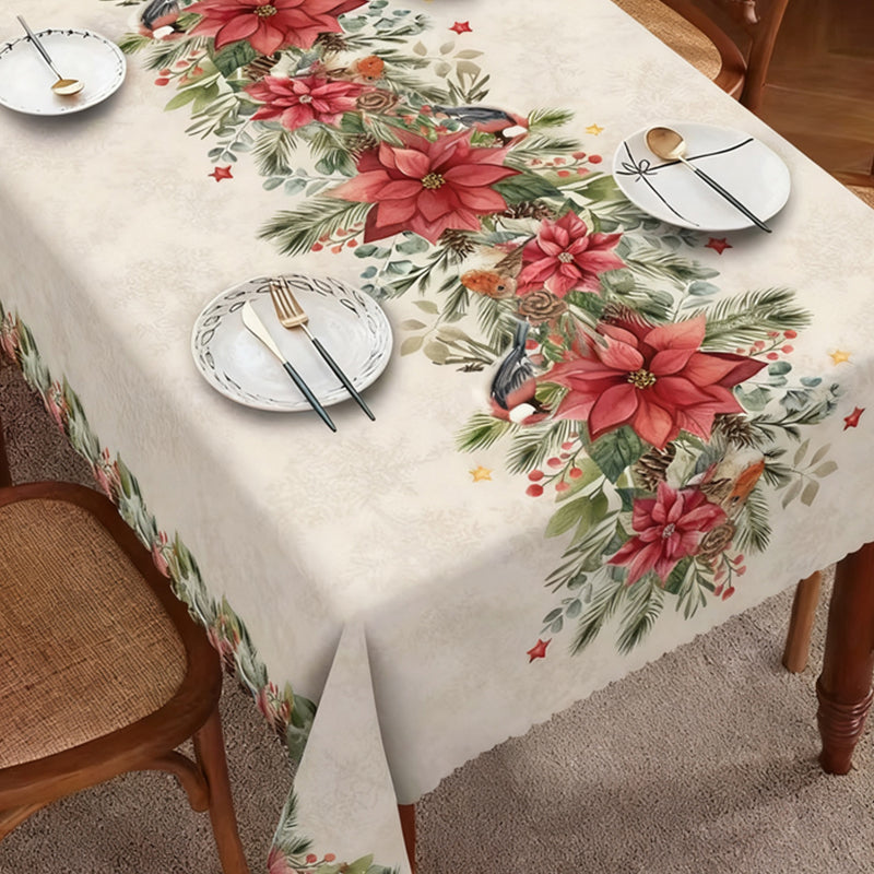 🎁🌟 Christmas Printed Tablecloth – Stylish Patterns + Premium Fabric, Ideal Gift for Home Decor Lovers!