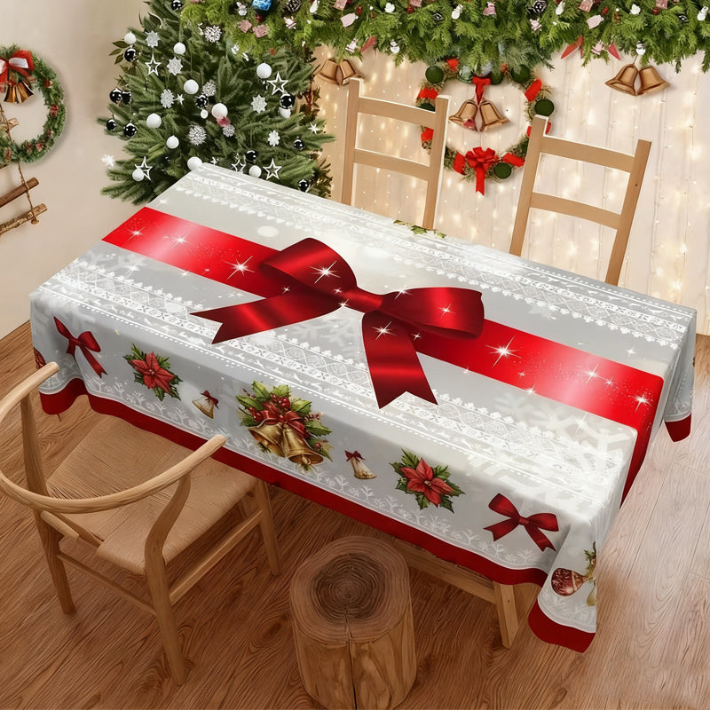 🎁🌟 Christmas Printed Tablecloth – Stylish Patterns + Premium Fabric, Ideal Gift for Home Decor Lovers!