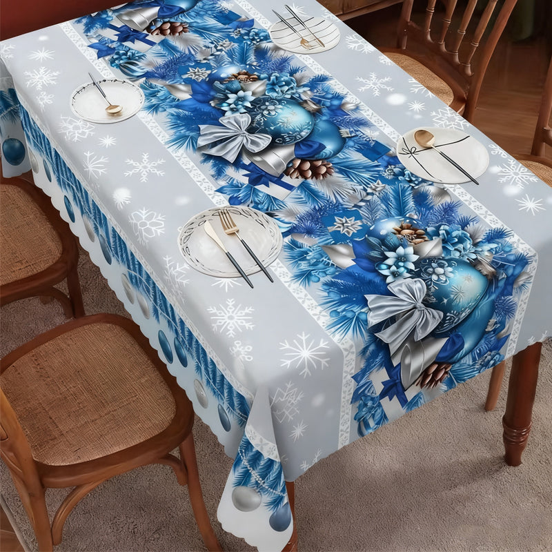 🎁🌟 Christmas Printed Tablecloth – Stylish Patterns + Premium Fabric, Ideal Gift for Home Decor Lovers!