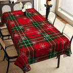 🎁🌟 Christmas Printed Tablecloth – Stylish Patterns + Premium Fabric, Ideal Gift for Home Decor Lovers!