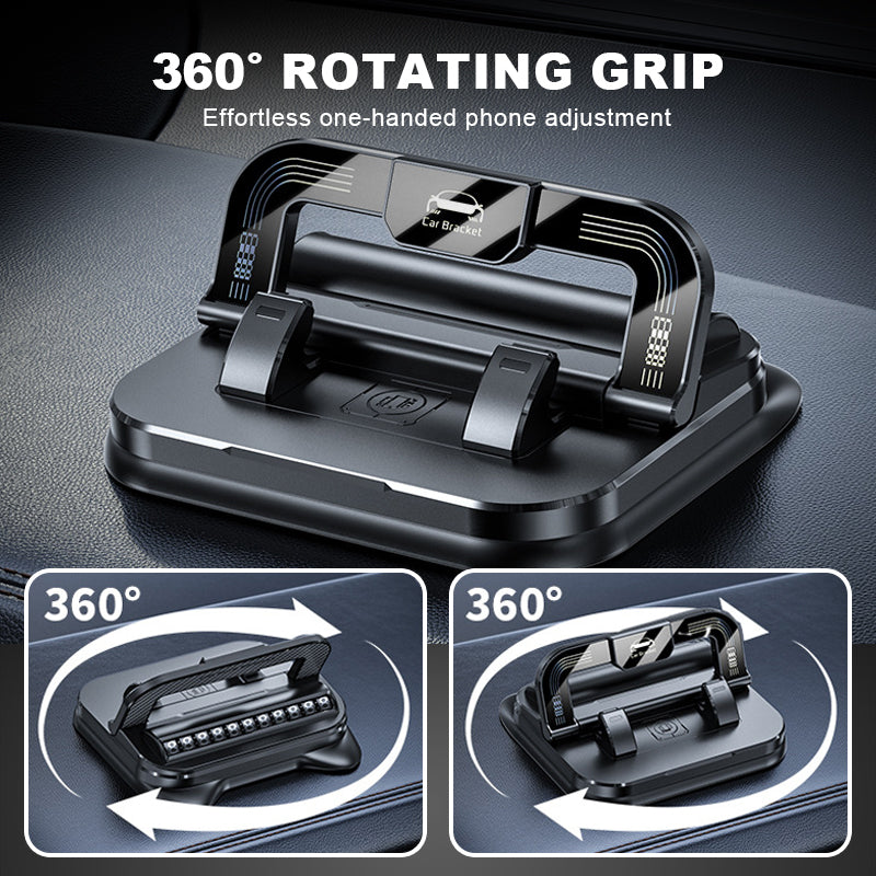 360° Rotating Foldable Phone Holder – Portable & Lightweight, Ideal for Travel, Desk & Bedside, Compatible with All Phones/Tablets