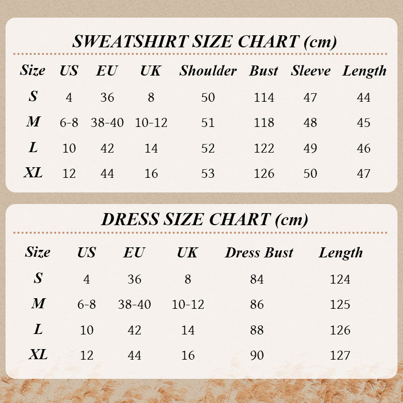 💃HOT SALE 49% OFF🍂🌟Chic & Cozy! Women's Sweatshirt + Sleeveless Dress 2-Piece Set