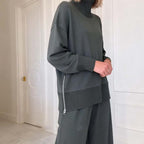 🛒 Women's Turtleneck Knit Loungewear – Ultra-Soft, Oversized Fit! Quick Ship for Lazy Days