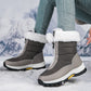 ❄️ Women’s Zipper Snow Boots – Non-Slip, -15℃ Insulation! Quick Ship for Winter Hikes 🚚