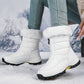 ❄️ Women’s Zipper Snow Boots – Non-Slip, -15℃ Insulation! Quick Ship for Winter Hikes 🚚