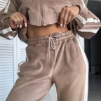 💥 50% OFF Limited! Women’s Color-Block 2-Piece Set – Elastic Waist, Trendy Contrast for Daily & Gifting