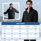 Men's Stylish Warm Jacket & Pants Two-Piece Set