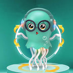 🧠 Interactive Cat Neuro Toy – Random Bounce + Bell Chime | Reduces Boredom & Anxiety