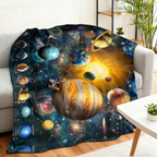 Artistic Print Flannel Throw Blanket – Ultra-Soft Cozy, Perfect for Couch, Bed & Reading Nook