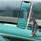 Foldable Magnetic Car Phone Mount – Space-Saving Design, Strong Magnet for Easy Navigation & Safe Driving