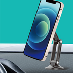 Foldable Magnetic Car Phone Mount – Space-Saving Design, Strong Magnet for Easy Navigation & Safe Driving