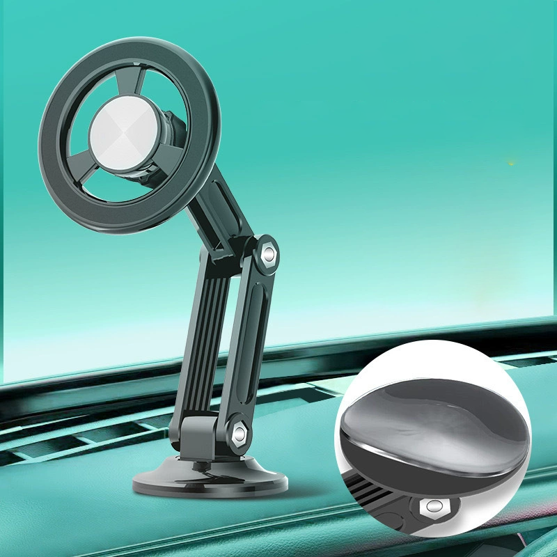 Foldable Magnetic Car Phone Mount – Space-Saving Design, Strong Magnet for Easy Navigation & Safe Driving