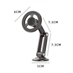 Foldable Magnetic Car Phone Mount – Space-Saving Design, Strong Magnet for Easy Navigation & Safe Driving