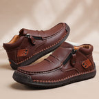 🎁 Men's Retro Outdoor Cowhide leather Shoes – Vintage Style, Comfy Casual for Hiking & Daily Strolls